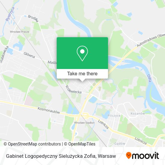 Gabinet Logopedyczny Sielużycka Zofia map