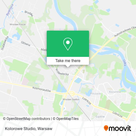 Kolorowe Studio map