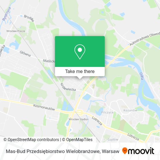 Mas-Bud Przedsiębiorstwo Wielobranżowe map