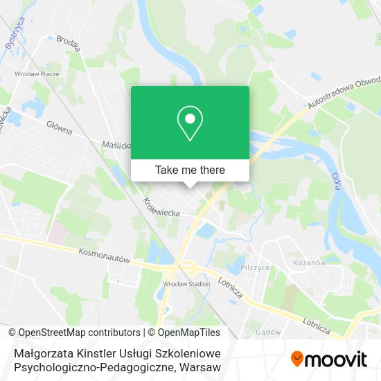 Małgorzata Kinstler Usługi Szkoleniowe Psychologiczno-Pedagogiczne map