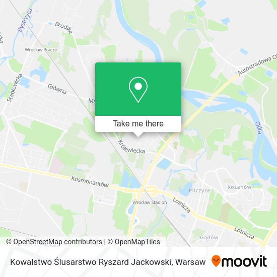 Карта Kowalstwo Ślusarstwo Ryszard Jackowski