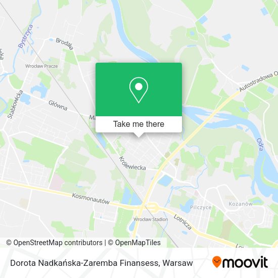 Dorota Nadkańska-Zaremba Finansess map