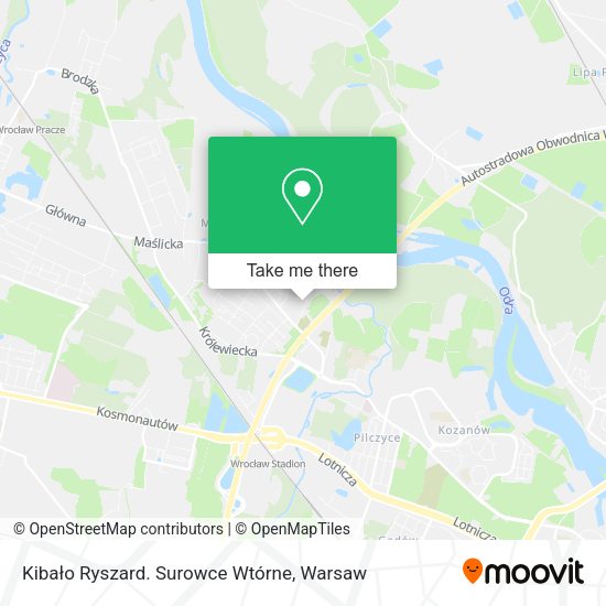 Kibało Ryszard. Surowce Wtórne map