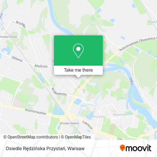 Osiedle Rędzińska Przystań map