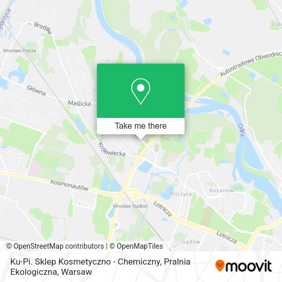 Карта Ku-Pi. Sklep Kosmetyczno - Chemiczny, Pralnia Ekologiczna