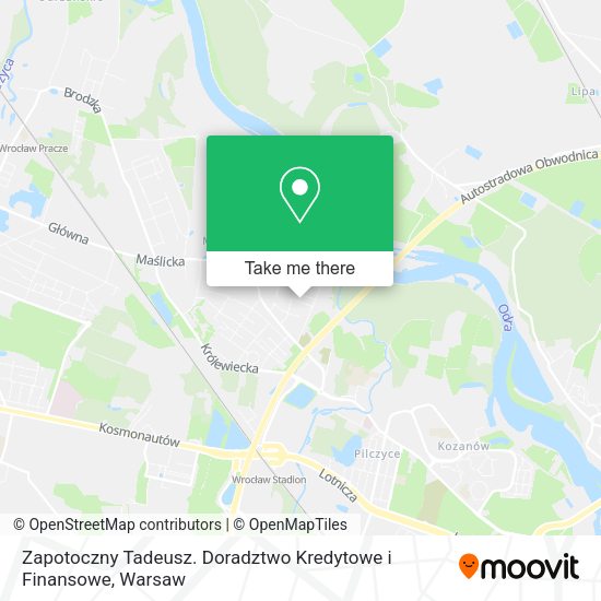 Zapotoczny Tadeusz. Doradztwo Kredytowe i Finansowe map