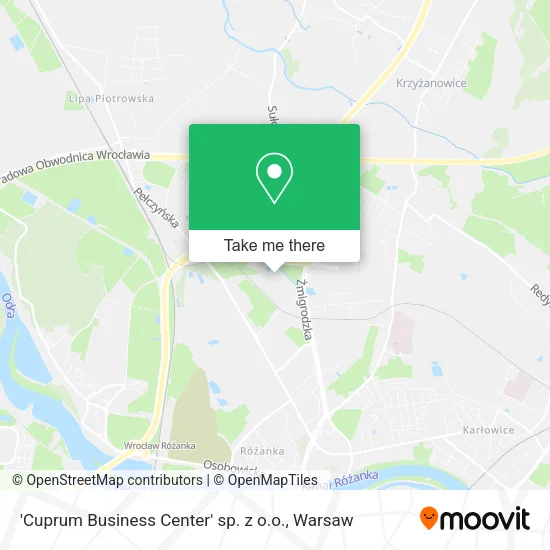 Карта 'Cuprum Business Center' sp. z o.o.