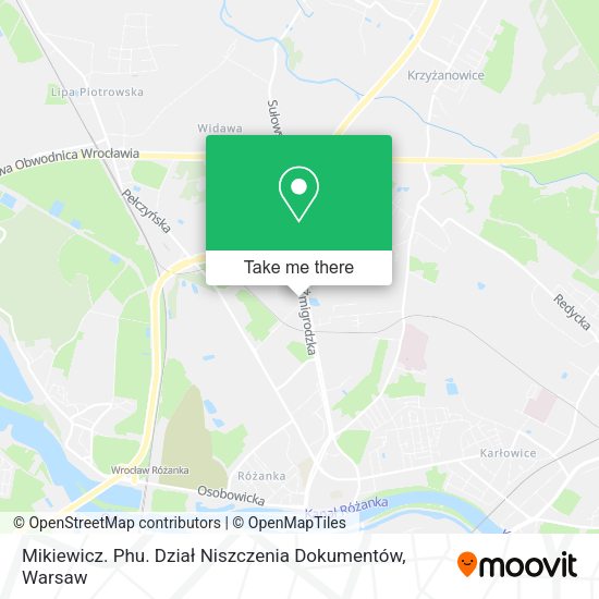 Mikiewicz. Phu. Dział Niszczenia Dokumentów map