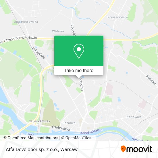 Карта Alfa Developer sp. z o.o.