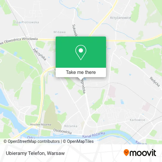 Карта Ubieramy Telefon