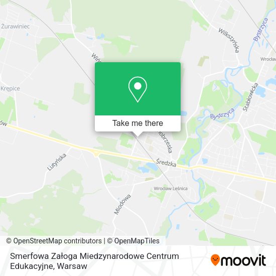 Smerfowa Załoga Miedzynarodowe Centrum Edukacyjne map