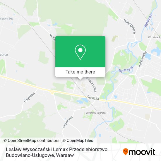 Lesław Wysoczański Lemax Przedsiębiorstwo Budowlano-Usługowe map