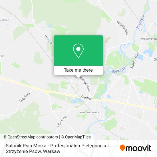 Salonik Psia Minka - Profesjonalna Pielęgnacja i Strzyżenie Psów map