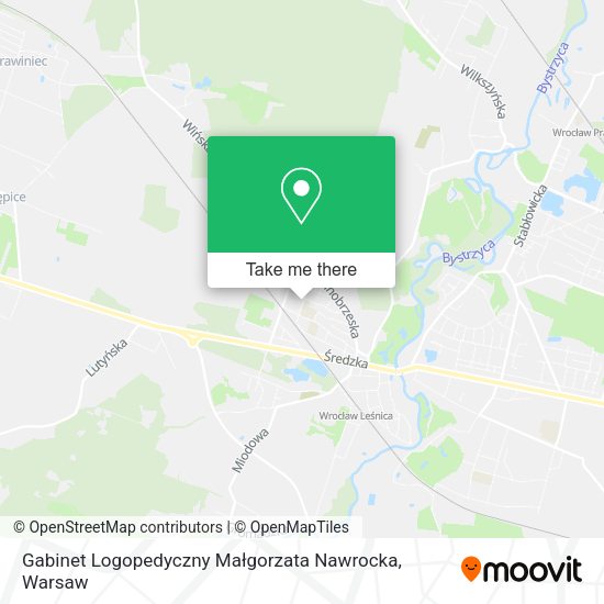 Gabinet Logopedyczny Małgorzata Nawrocka map