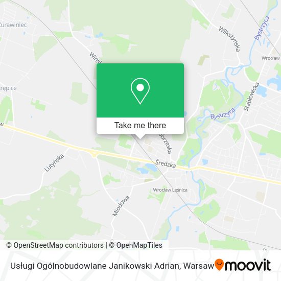 Usługi Ogólnobudowlane Janikowski Adrian map