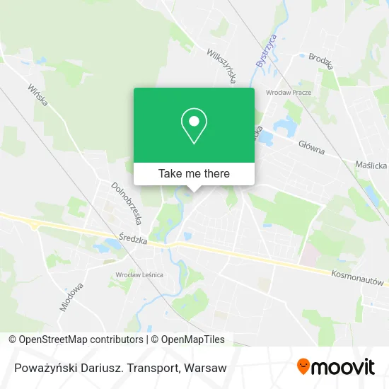 Карта Poważyński Dariusz. Transport