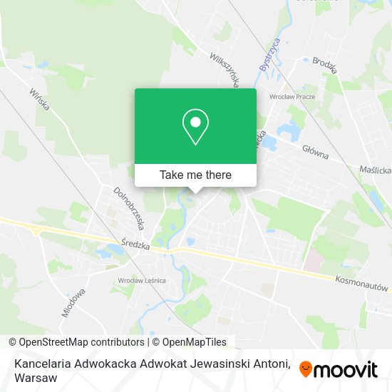 Kancelaria Adwokacka Adwokat Jewasinski Antoni map