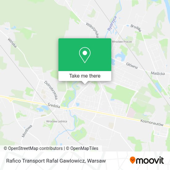 Rafico Transport Rafal Gawlowicz map