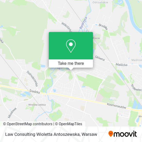 Law Consulting Wioletta Antoszewska map