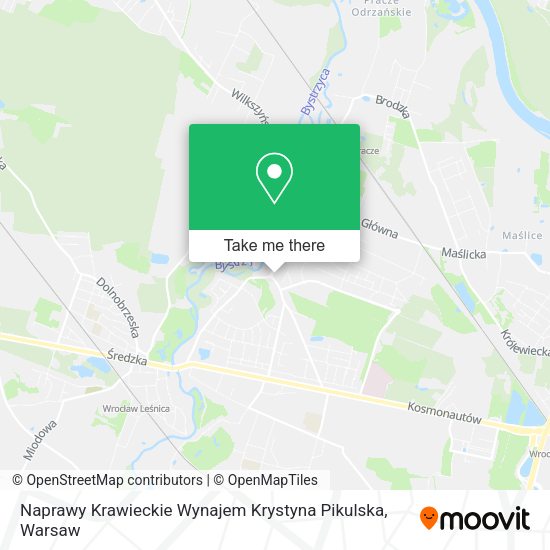 Naprawy Krawieckie Wynajem Krystyna Pikulska map