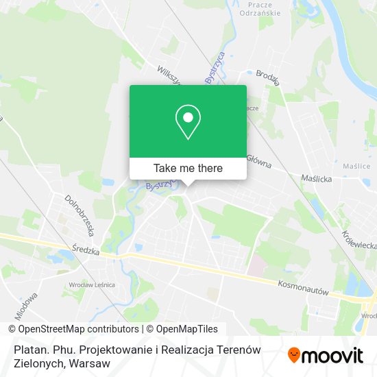 Platan. Phu. Projektowanie i Realizacja Terenów Zielonych map