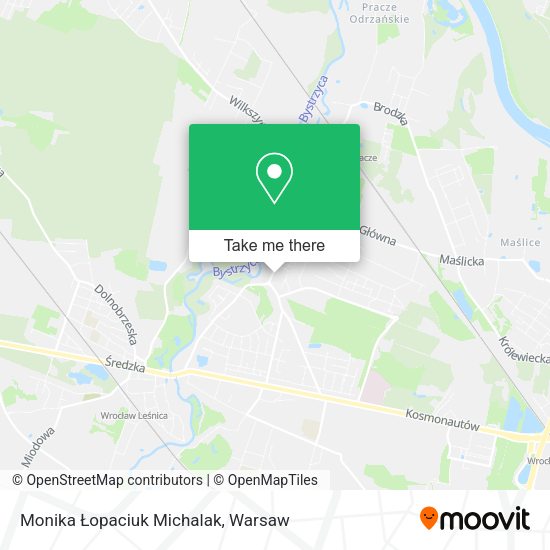 Monika Łopaciuk Michalak map