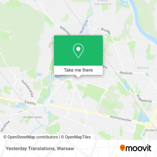 Карта Yesterday Translations