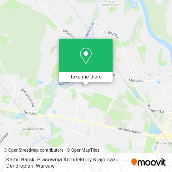 Kamil Barski Pracownia Architektury Krajobrazu Dendroplan map