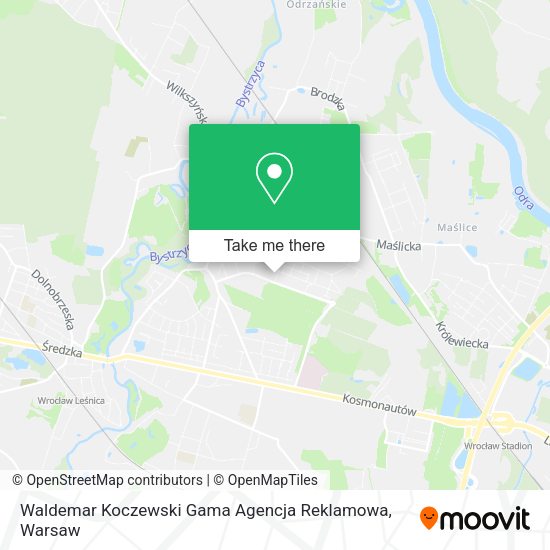 Waldemar Koczewski Gama Agencja Reklamowa map