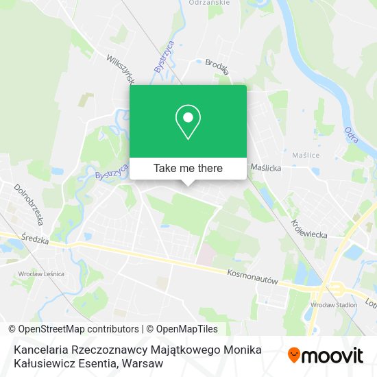 Kancelaria Rzeczoznawcy Majątkowego Monika Kałusiewicz Esentia map