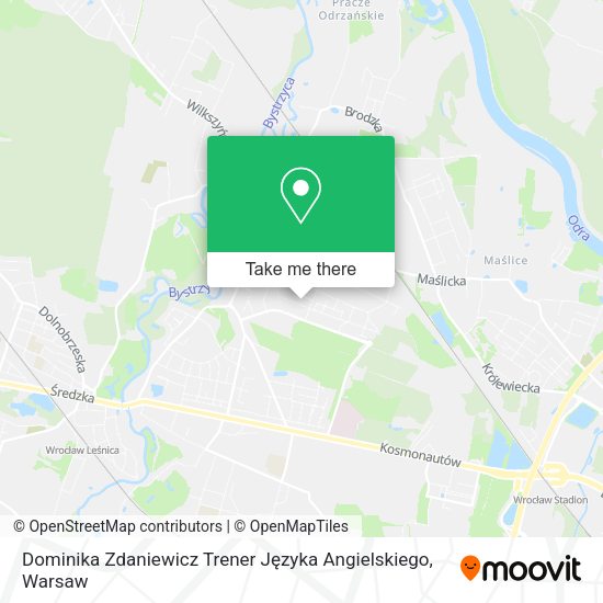 Dominika Zdaniewicz Trener Języka Angielskiego map