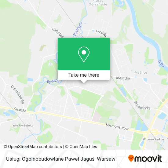 Карта Usługi Ogólnobudowlane Paweł Jaguś
