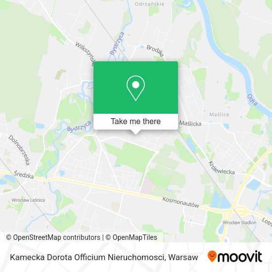 Kamecka Dorota Officium Nieruchomosci map