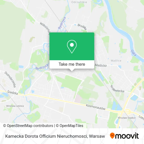 Карта Kamecka Dorota Officium Nieruchomosci