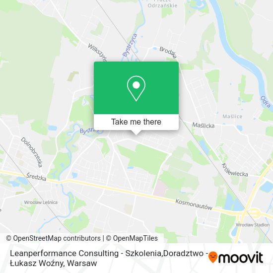 Leanperformance Consulting - Szkolenia,Doradztwo - Łukasz Woźny map