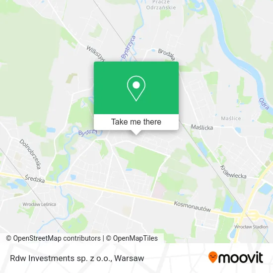 Карта Rdw Investments sp. z o.o.
