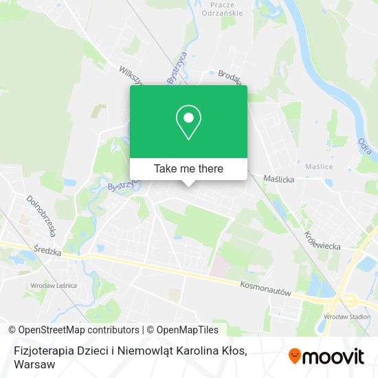 Fizjoterapia Dzieci i Niemowląt Karolina Kłos map