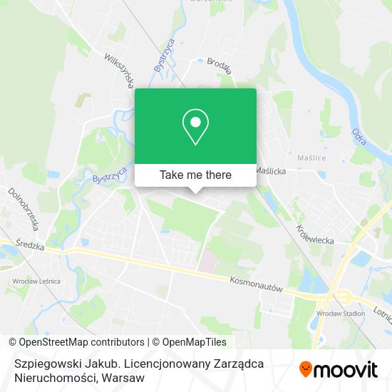 Szpiegowski Jakub. Licencjonowany Zarządca Nieruchomości map