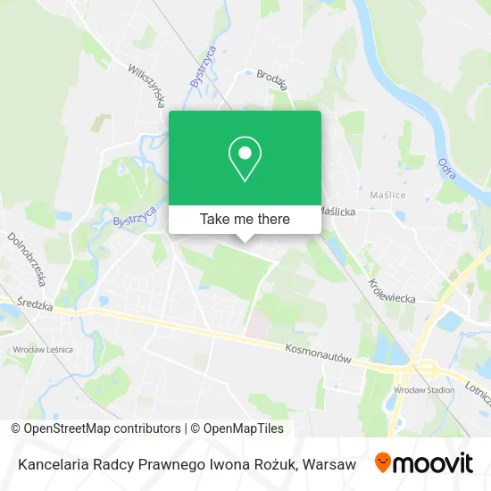 Карта Kancelaria Radcy Prawnego Iwona Rożuk