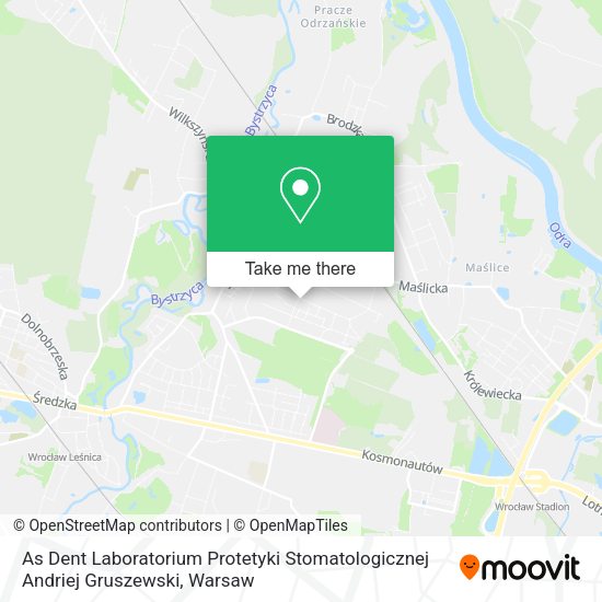 As Dent Laboratorium Protetyki Stomatologicznej Andriej Gruszewski map