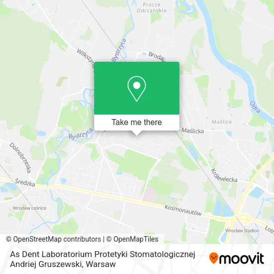 Карта As Dent Laboratorium Protetyki Stomatologicznej Andriej Gruszewski