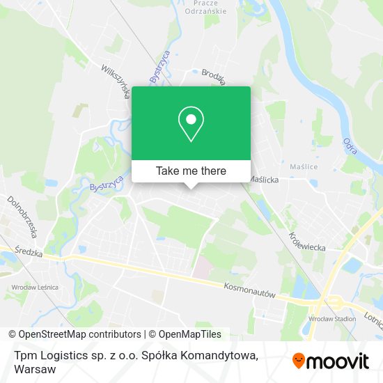 Tpm Logistics sp. z o.o. Spółka Komandytowa map