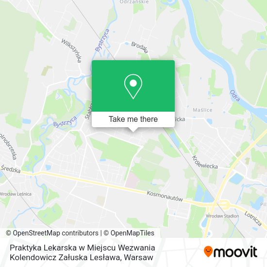 Praktyka Lekarska w Miejscu Wezwania Kolendowicz Załuska Lesława map