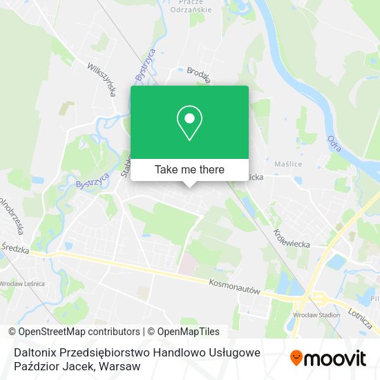 Daltonix Przedsiębiorstwo Handlowo Usługowe Paździor Jacek map