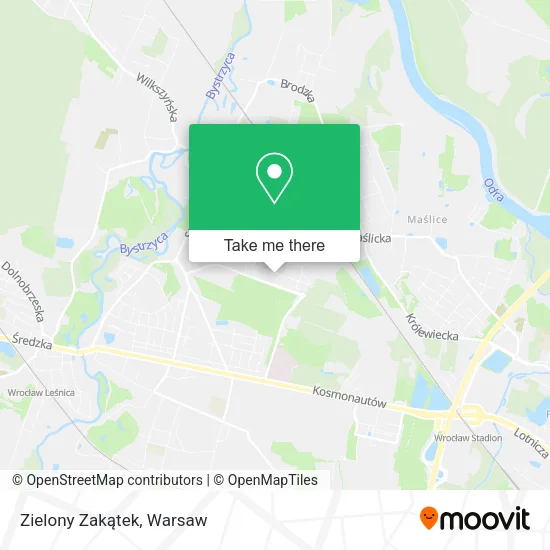 Карта Zielony Zakątek