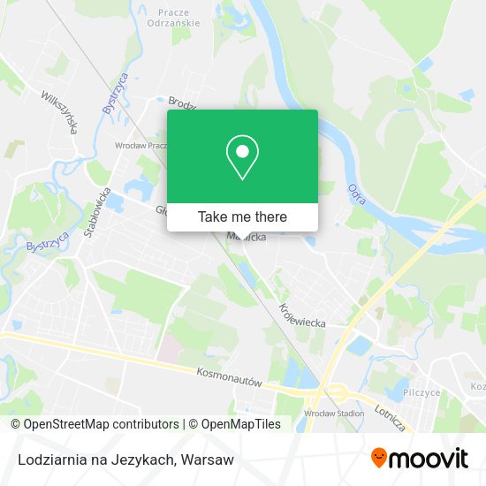 Lodziarnia na Jezykach map