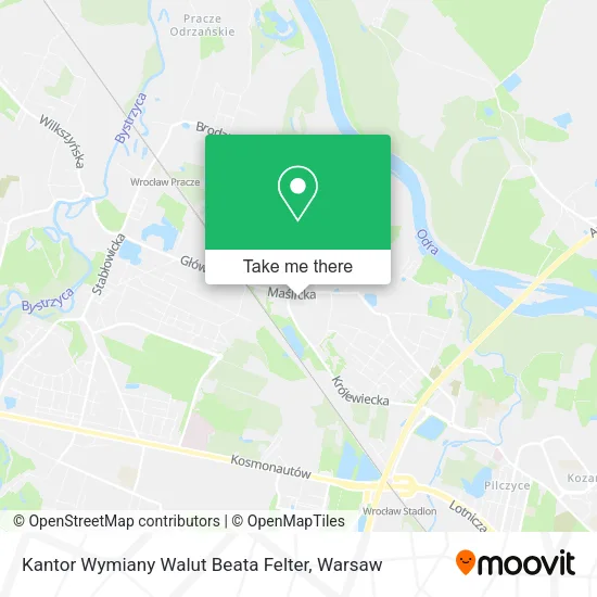 Карта Kantor Wymiany Walut Beata Felter