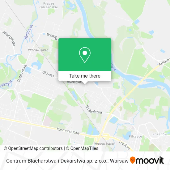 Карта Centrum Blacharstwa i Dekarstwa sp. z o.o.