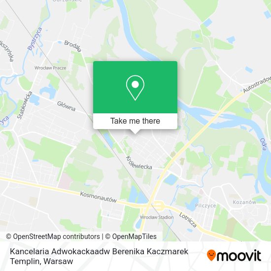 Kancelaria Adwokackaadw Berenika Kaczmarek Templin map