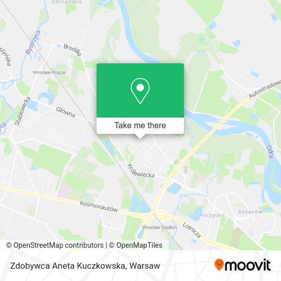 Zdobywca Aneta Kuczkowska map